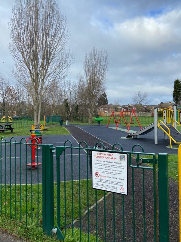 A picture of outdoor play area. 