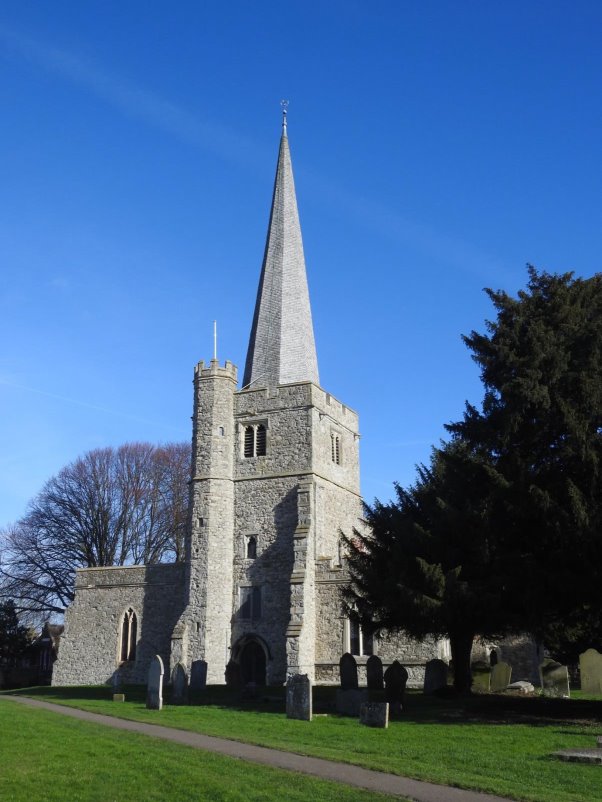 Hoo St Werburgh Parish Church (Grade I Listed), part of the area's rich and varied built heritage.