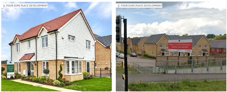 2 images. Left: 3. Four elms Place development. Right: 3. Four elms Place development.