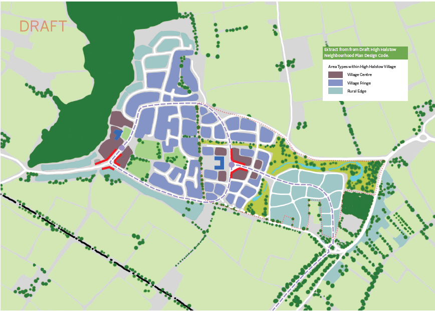 Map showing High Halstow Framework Plan
