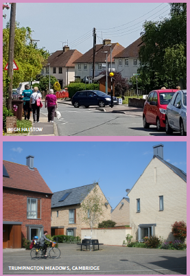 Top: High Halstow. Bottom: Trumpington Meadows, Cambridge