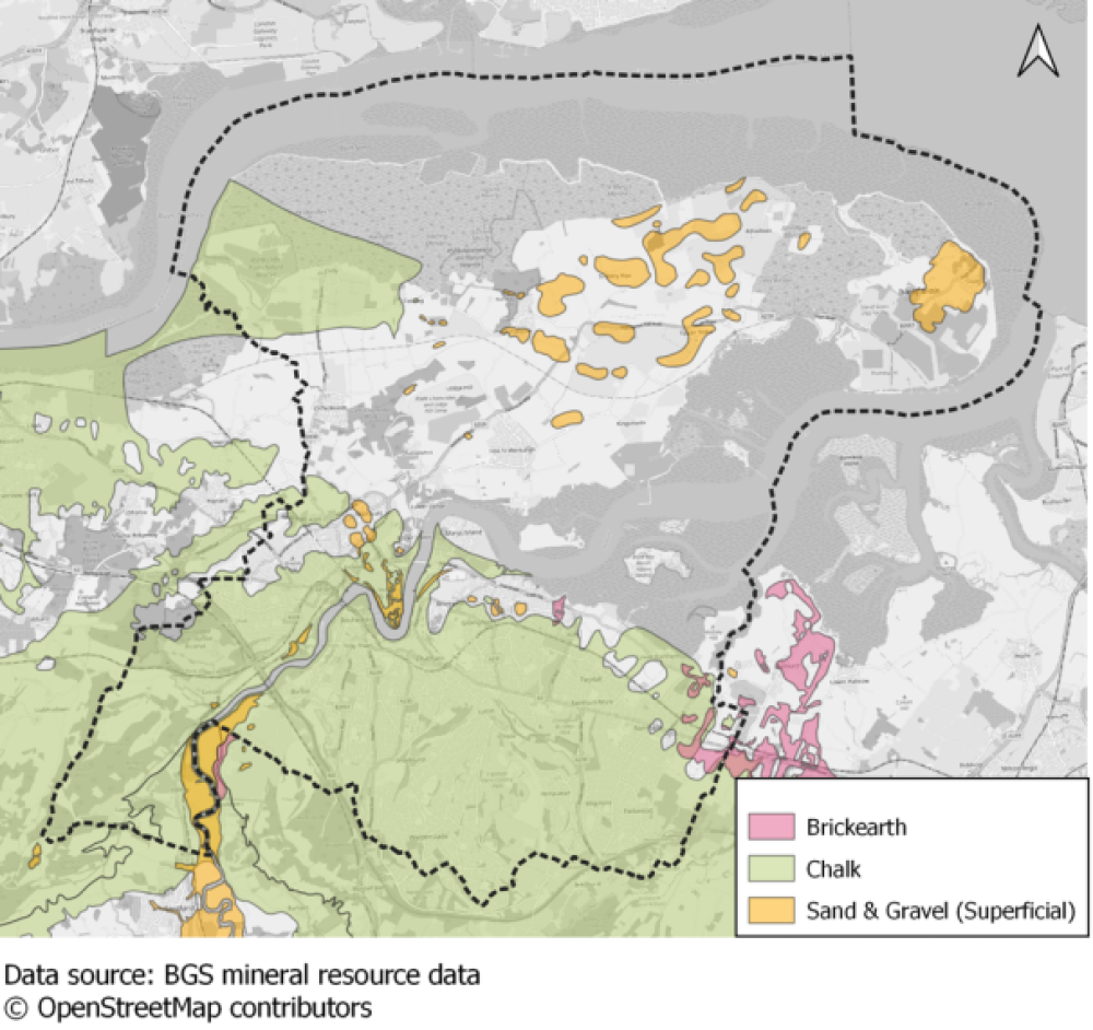 Figure 9: Economic Geology of Medway